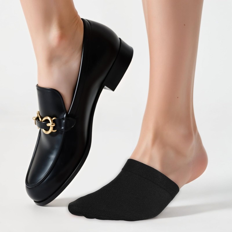 8 Pairs Toes Sock for Backless Mules Polyester Mule Socks