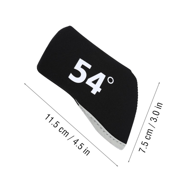 6Pcs Golf Club Iron Head Elastic Protective Cover Case Set