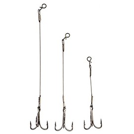 Behr Clip Stinger Anxiety Hook Steel Leader 1x19 with Drilling (Size 4 - 1/0), Size: 1
