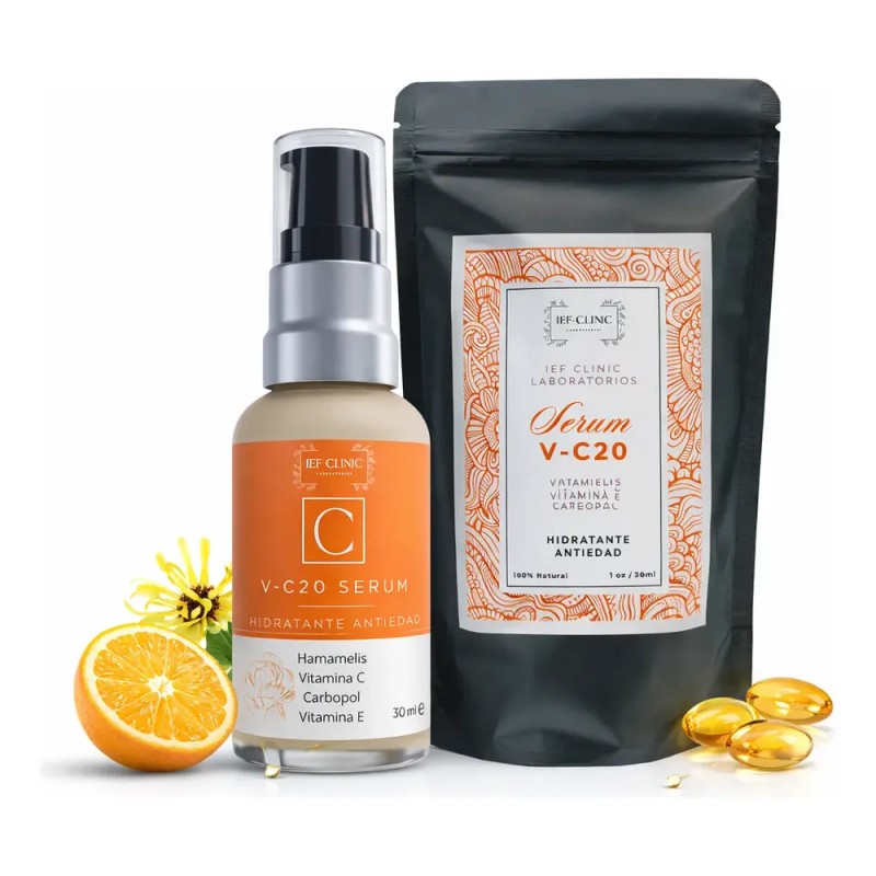 V-c20 Serum Vitamina C 20% Vitamina E Hamamelis Carbopol