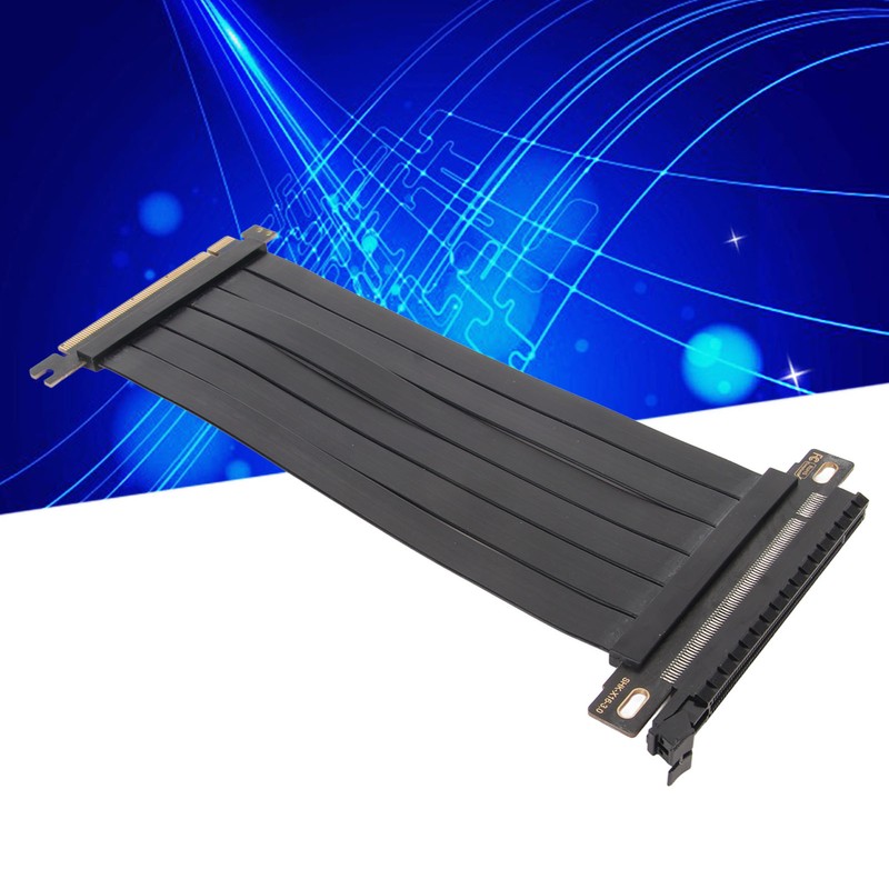 PCIE 3.0 X16 Extender Riser Cable High Shielding Property 180