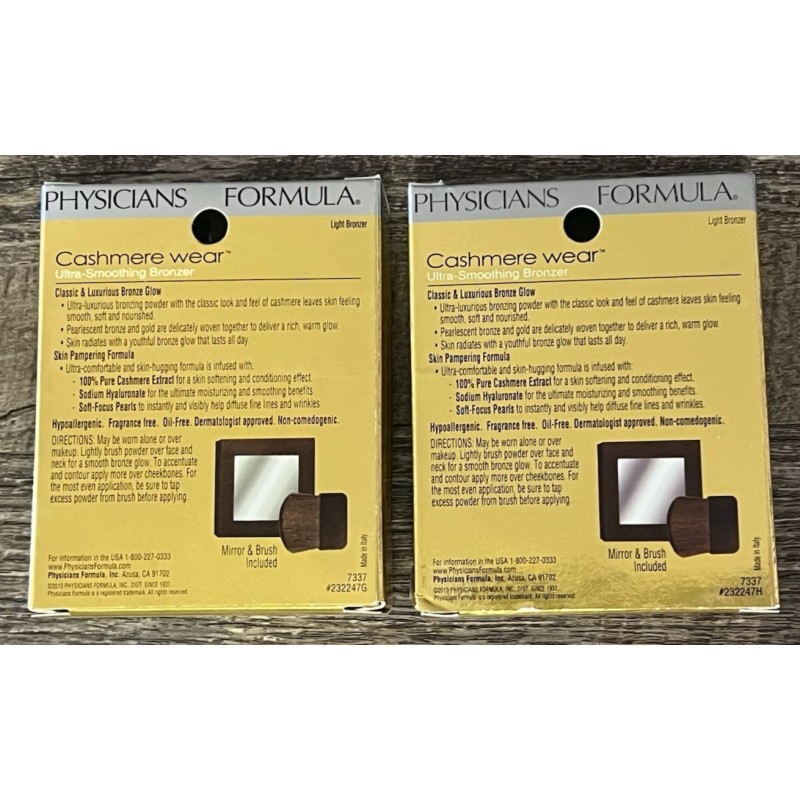 Physicians Formula Cashmere Wear Ultra-Smoothing Bronzer (7337) Light Bronzer