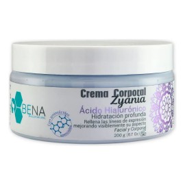 Crema Ácido Hialurónico Hidratante Zyania Bena 200g