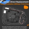 LOIYLLEN Driver Side Mirror Replacement for Lexus RX350 2016-2020, NX200t