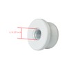 DGBRSM 2PCS White Solid Lamp Finials Caps Tapped of Tops