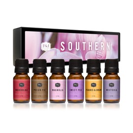 P&J Trading Southern Set of 6 Premium Fragrance Scented Oil for Candle Making & Soap Making, Lotions, Haircare, Diffuser Oils Scents