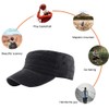 Yutdeng Cotton Flat Cap Men's Military Cap Classic Army Cap