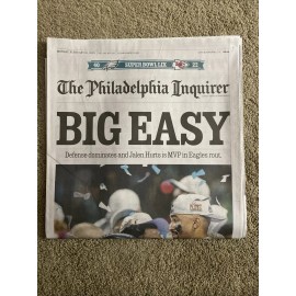 Philadelphia Eagles Philadelphia Inquirer February 10th 2025 Super Bowl Win
