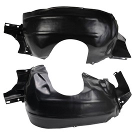 TRQ TRQ Front Inner Fender Liner Set Compatible with 1994-1998 Ford Mustang FO1250110 FO1251110