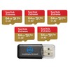 SanDisk Extreme 64GB (5 Pack) MicroSD Memory Card for DJI