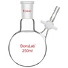 stonylab Reaction Flask, Borosilicate Glass Single-Neck Reaction Flask with 24/40