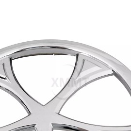 Unbranded Chrome Speaker Grill Accent Trim Cover For Harley Electra Street Glide Tri 14-22