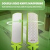 Diamond Sharpening Stone, 400/1000 Grit Double-Sided, 5-in-1 Honeycomb Surface Knife