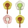DRHYO 4Pack Flower Suction Hooks, Vacuum Suction Cup Hooks, Removable