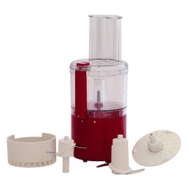 Nakasa NDF-103 Food Processor, Red