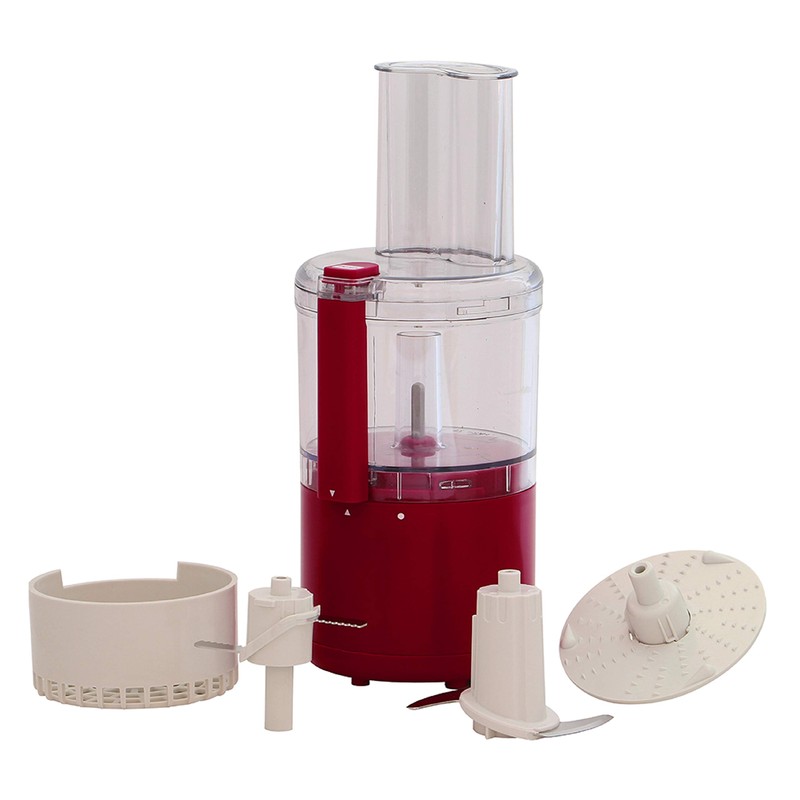 Nakasa NDF-103 Food Processor, Red