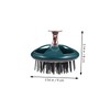 WOONEKY Shampoo Comb Convenient Scalp Massager Compact Scalp Exfoliator Scalp