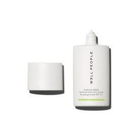 Well People Daygleamer Suero de protección solar mineral SPF 34, fórmula mezclable con vitamina C y niacinamida hidrata la piel y ofrece protección de