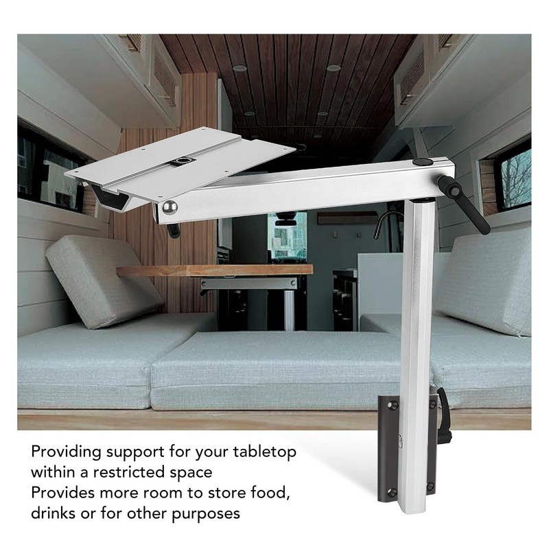 Removable RV Table Leg Bracket Aluminum Alloy Space Saving Table