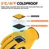Vgo... 1Pair 5℃/41°F Winter Work Gloves Men, Cold Weather Waterproof