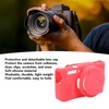 Camera Silicone Case with Removable Lens Cover Precise Cutouts Soft