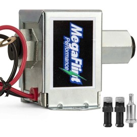 ‎Megaflint (2.5-4 PSI) Low Pressure 12V Electric Fuel Pump Metal Solid  for Petrol & Diesel