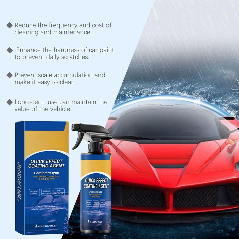 2PCS Advanced Car Quick-acting Coating Agent Spray, 2025 New Quick