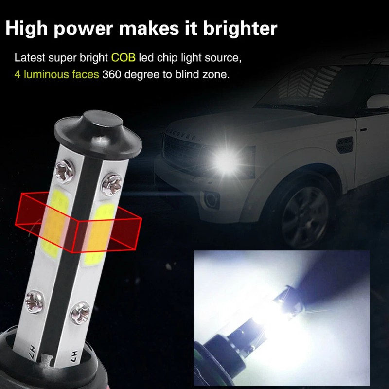 StoneBanks 4-Side 9005 9006 Combo LED Headlight Kit High Low