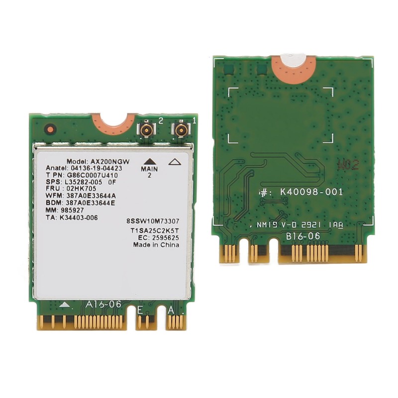 WiFi 6 Network Card for Intel AX200NGW 802.11ax Bluetooth 5.2