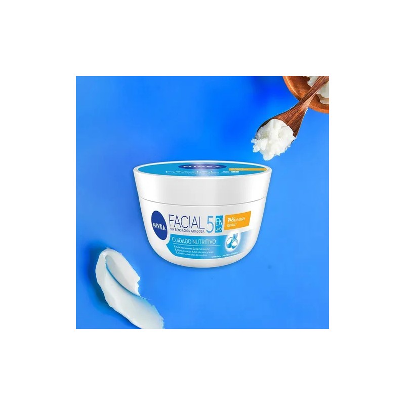 Crema Facial Hidratante NIVEA 5en1 Sensación Ligera 200 ml