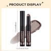 Black Shimmer Eyeshadow Stick Cream Eye Shadow, Cold Brown Glitter