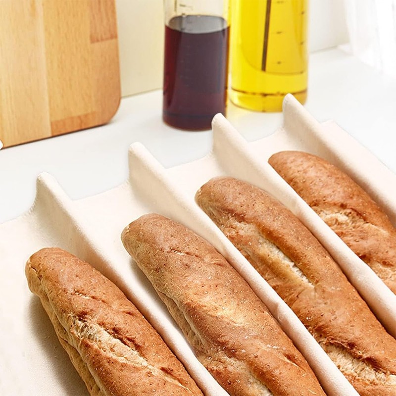 LSRVNM Pack of 2 Linen Cloth Bread Baking, Baker's Linen