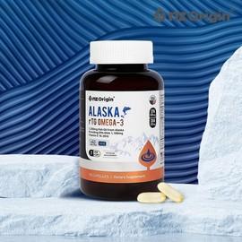 2 bottles of USA Alaska rTG Omega-3 1100 Vitamin E / 미국 알래스카 rTG 알티지 오메가3 1100 비타민E 2병