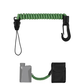 Rangefinder Tether Cord, 3.15-15.75in High-Density Polyester Retractable Rangefinder Lanyard Suitable for Hunting Fishing Mountaineering Camping Range Finder Accessories (Short)