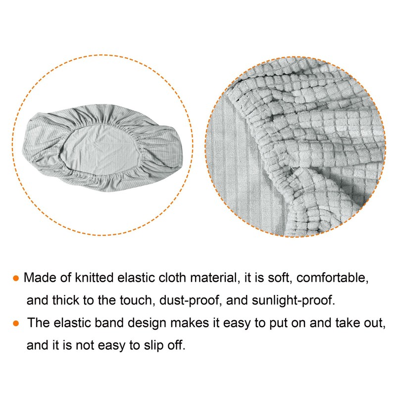 sourcing map Air Conditioning Cover 35-37 Inch Elastic Fabric Dustproof