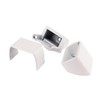 Deckorators Textured White Aluminum Rapid Rail Stair Bracket Kit (4-Pack)