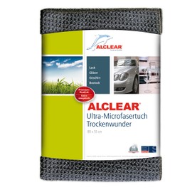 ALCLEAR Car Microfibre Cloth Dry Miracle for Car Care, Car Paint, Motorcycle, Kitchen and Household - Microfibre Tea Towel - Soft Drying Towel, Single Pack