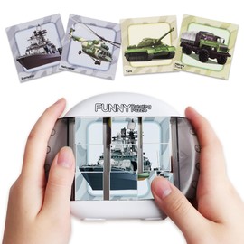 Aeroplane Car Ride Wedding Activity Fidget Toys Children 4 in 1 Puzzle Patience Games Learning Toy Motor Skills Toy from 1 2 3 4 5 6 Years Restaurant Travel Games Gift Boy Girl - Warship