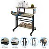 Panta Mobile Standing Desk, Adjustable Rolling Computer Desk with 3