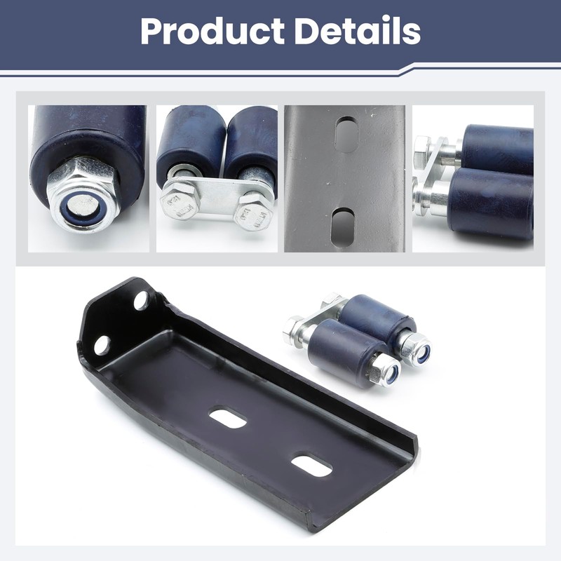 Bracket-Roller STL Fit for Peterbilt 386, Hood Roller Bracket Replace