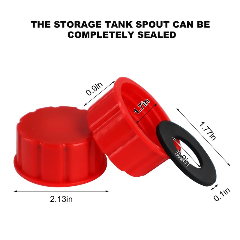 Niwicka 5 Gallon Gas Can Cap Replacement, Coarse Thread Gas