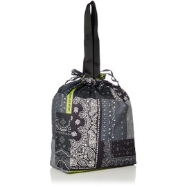 KiU K82-228 Waterproof Waterproof Bag Cover, Tote Bag, 2-Way Eco Bag, Compact, Packable, Foldable, Men's, Women's, Bandana, Patchwork