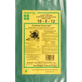Southern Ag Long Lasting Controlled Release Fertilizer 18-6-12 contains Osmocote -5 Lb.