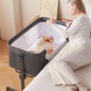 Larex Baby Bassinet, 3 in 1 Bassinets Bedside Sleeper for