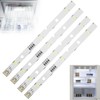 Pack of 4 LED Light Strips for Rongsheng/Hisense Refrigerator, Light