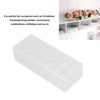 12 Holes Rectangular Flowers Vase With LED Light Clear Acrylic