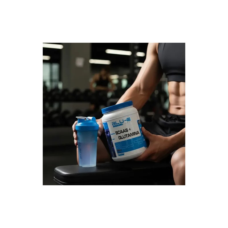 Amino Bcaas + Glutamina Blu-e 1kg 50 Serv Varios Sabores