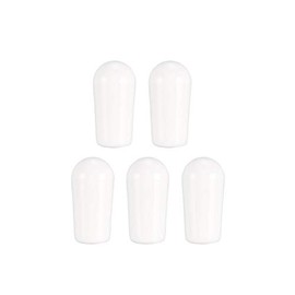 uxcell M4 Switch Tip Knob Cap Plastic Replacement for 3 Way Toggle Pickup Selector 5pcs