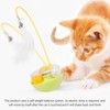 Auktransceler Interactive Cat Toy, Fluorescent Yellow, 3-in-1 Self-Employment with Feather