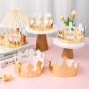 72 Piezas Coronas Rey Diy De Carton Fiesta Con Calcomanía